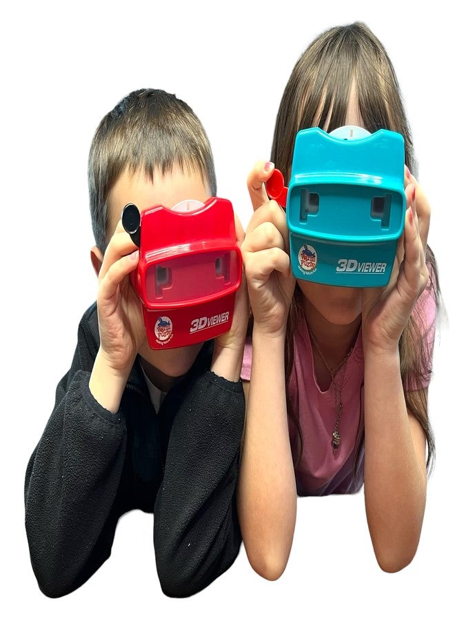 WARM FUZZY Toys 3D Viewfinder (Space) - Viewfinder for Kids & Adults, Classic Toys, Slide Viewer, 3D Reel Viewer, Retro, Vintage Toys with 3 Reels - Contains 21 High Definition 3D Images - Image 3